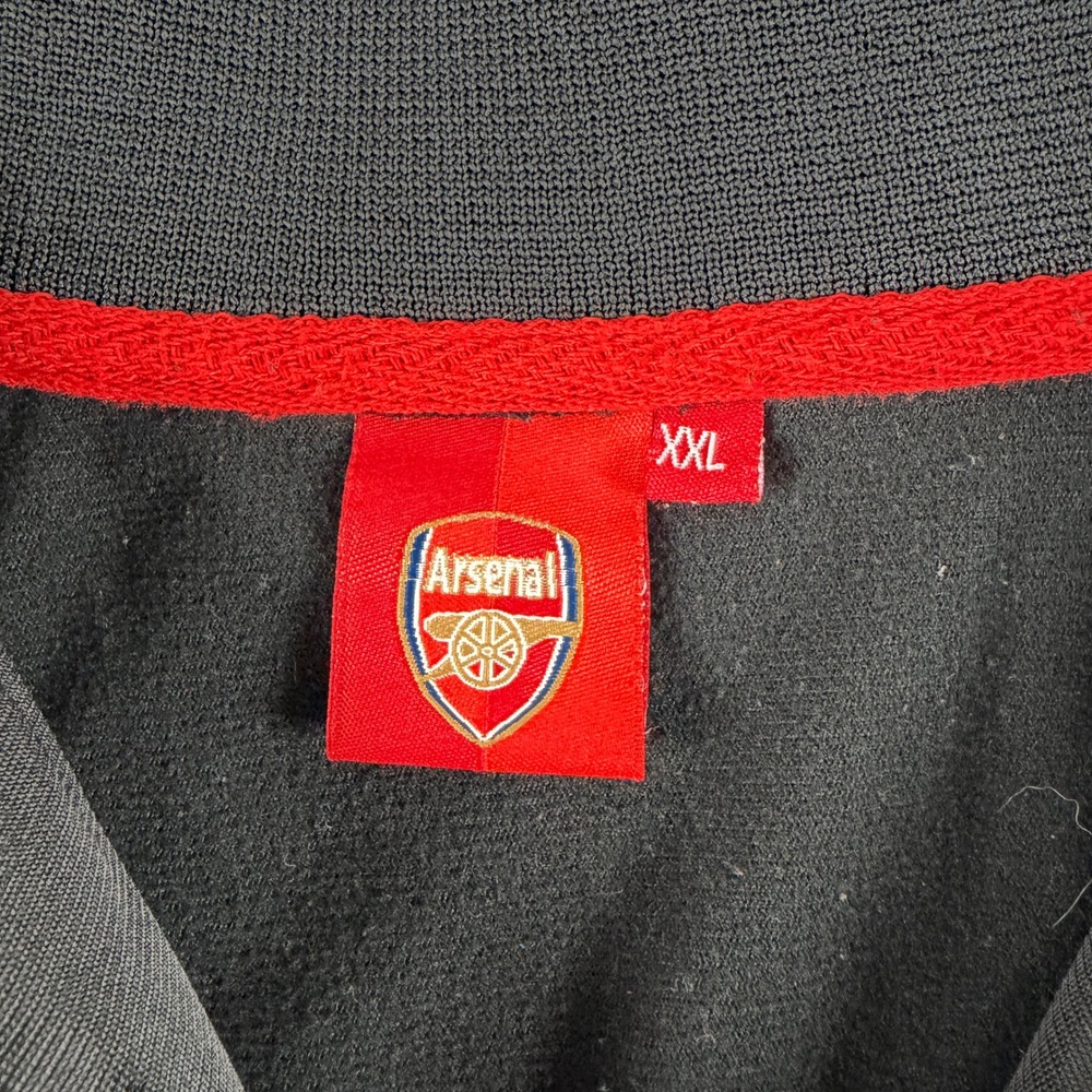 Official AFC Arsenal Football‎ Club Jacket Mens XXL Black Red Full Zip Track - Picture 5 of 12